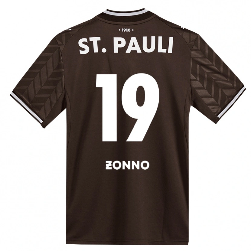 Danxen Kinder Dominik Zonno #19 Kaffee Weiß Heimtrikot Trikot 2026/27 T-Shirt