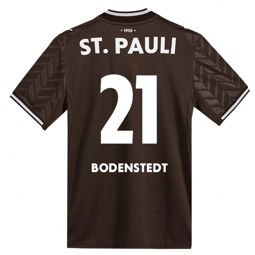 Danxen Kinder Paula Bodenstedt #21 Kaffee Weiß Heimtrikot Trikot 2026/27 T-Shirt