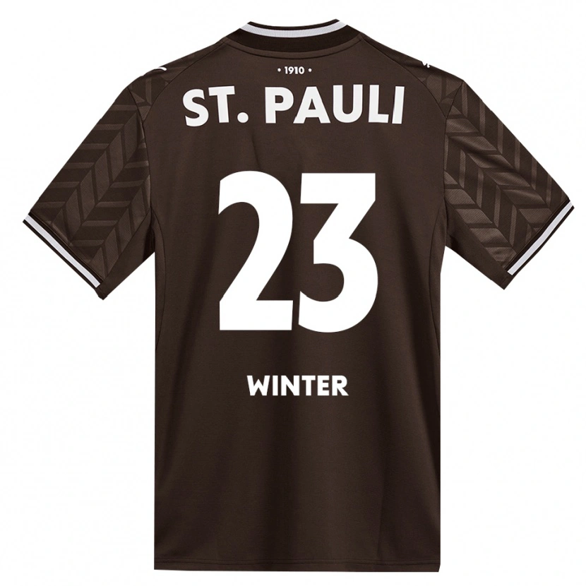 Danxen Kinder Nik Winter #23 Kaffee Weiß Heimtrikot Trikot 2026/27 T-Shirt
