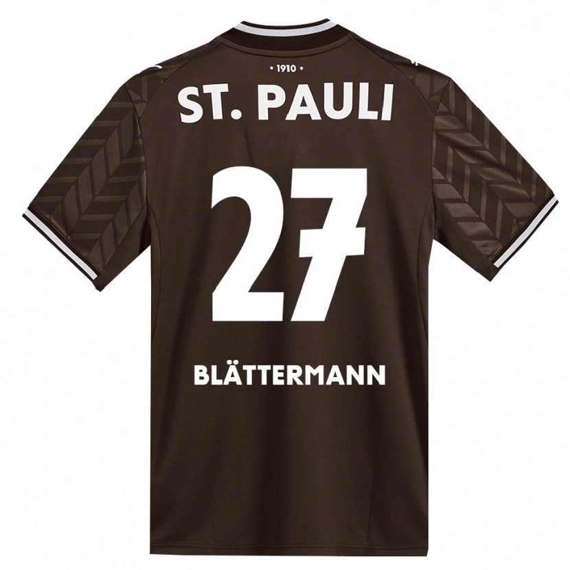 Danxen Kinder Levin Blättermann #27 Kaffee Weiß Heimtrikot Trikot 2026/27 T-Shirt