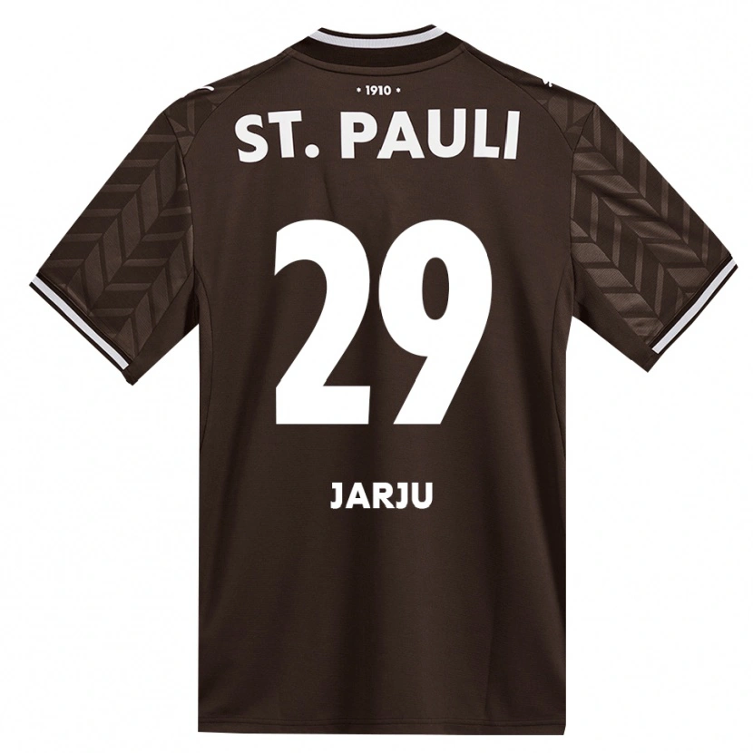 Danxen Kinder Bubakar Jarju #29 Kaffee Weiß Heimtrikot Trikot 2026/27 T-Shirt