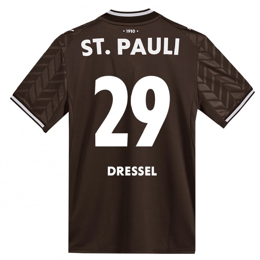 Danxen Kinder Henry Dressel #29 Kaffee Weiß Heimtrikot Trikot 2026/27 T-Shirt