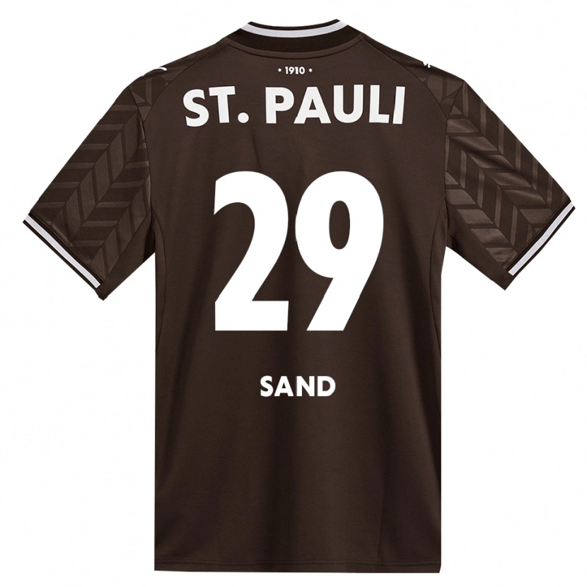 Danxen Kinder Christoffer Sand #29 Kaffee Weiß Heimtrikot Trikot 2026/27 T-Shirt