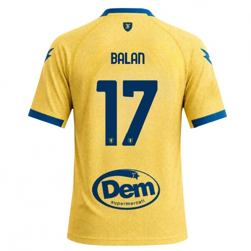 Danxen Kinder Raul Balan #17 Khaki Schwarz Blau Heimtrikot Trikot 2026/27 T-Shirt