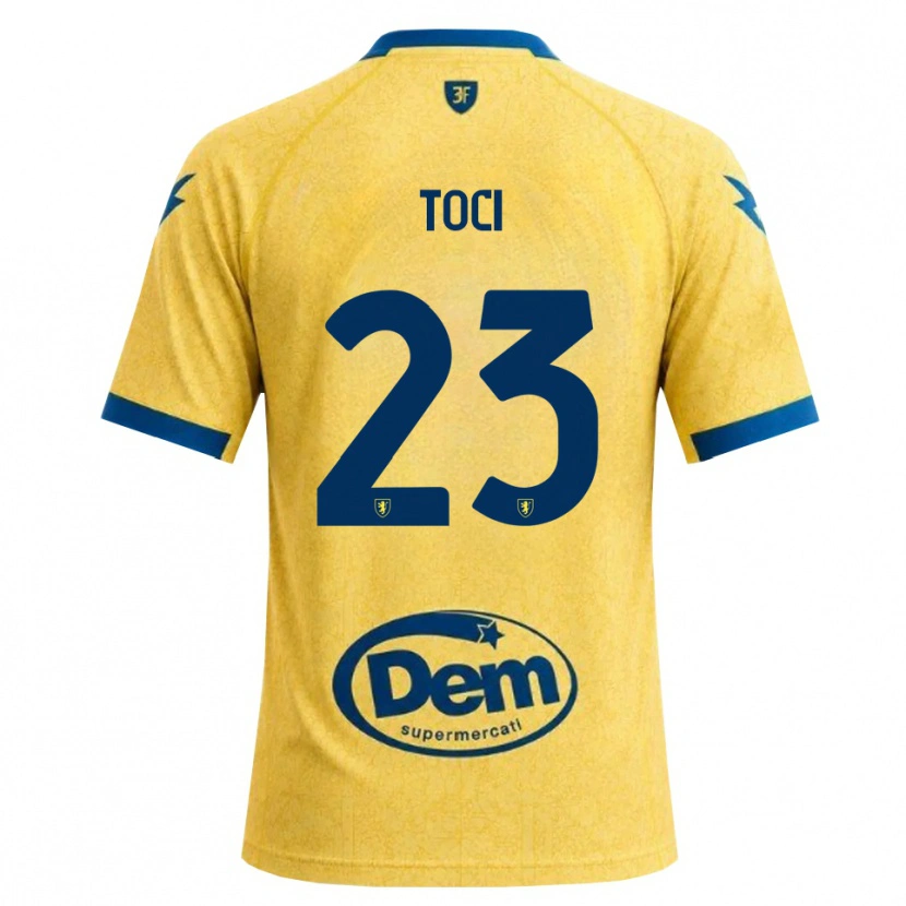 Danxen Kinder Matteo Toci #23 Khaki Schwarz Blau Heimtrikot Trikot 2026/27 T-Shirt