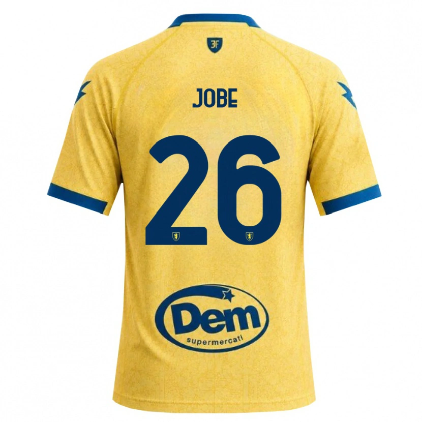 Danxen Kinder Amadou Jobe #26 Khaki Schwarz Blau Heimtrikot Trikot 2026/27 T-Shirt