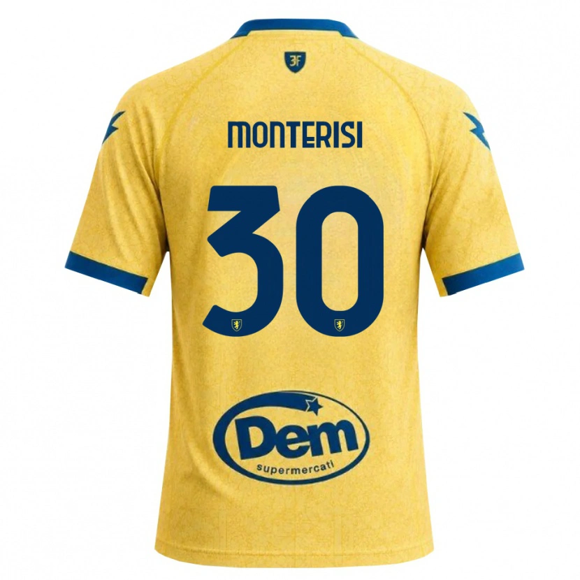 Danxen Kinder Ilario Monterisi #30 Khaki Schwarz Blau Heimtrikot Trikot 2026/27 T-Shirt