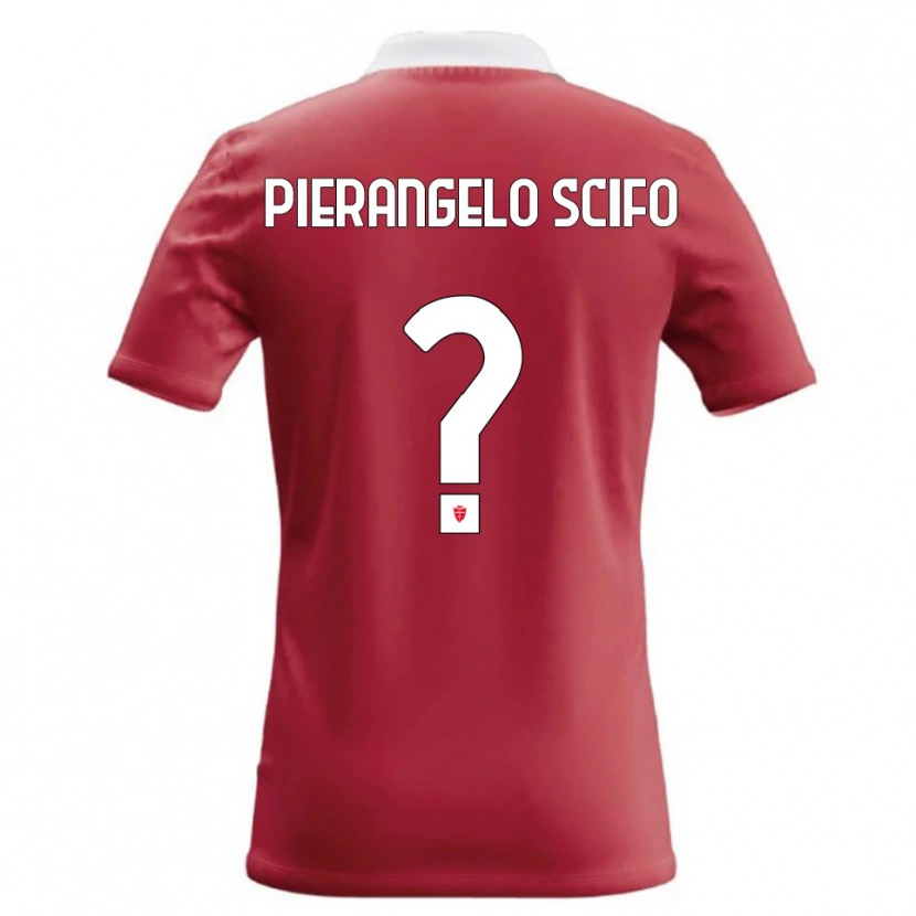 Danxen Kinder Dennis Pierange Scifo #0 Rot Weiß Heimtrikot Trikot 2026/27 T-Shirt