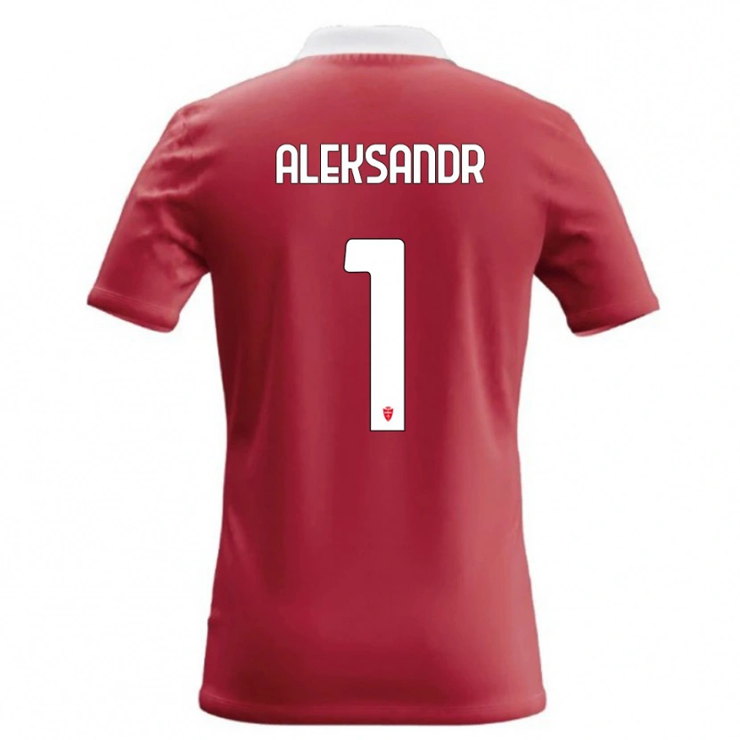 Danxen Kinder Aleksandr Ballabio #1 Rot Weiß Heimtrikot Trikot 2026/27 T-Shirt