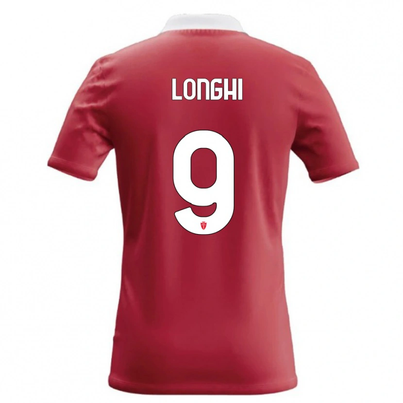Danxen Kinder Jordan Longhi #9 Rot Weiß Heimtrikot Trikot 2026/27 T-Shirt