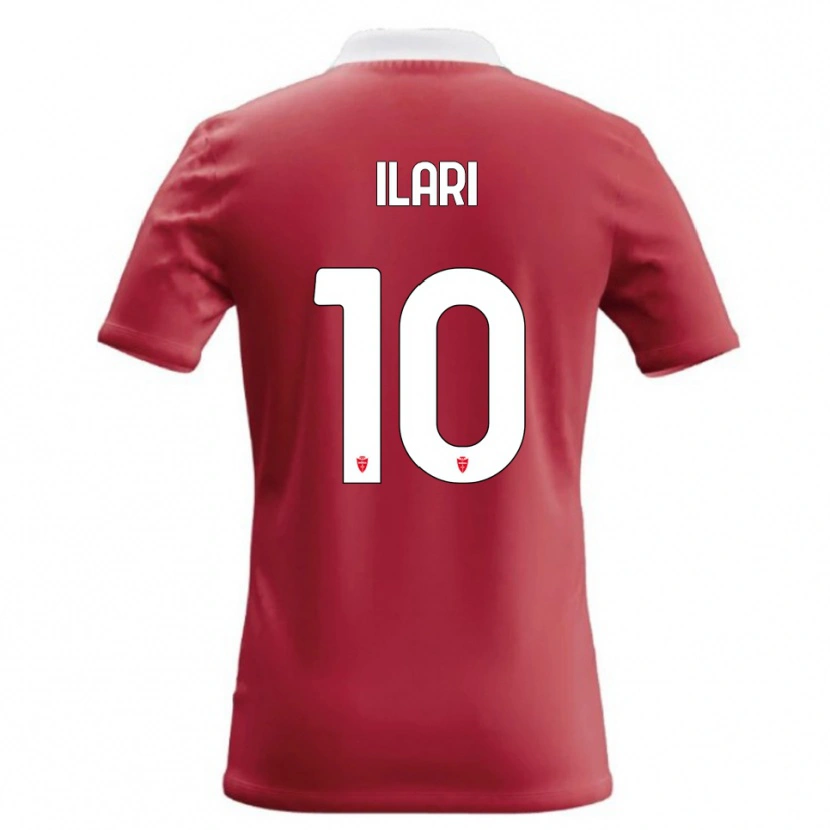Danxen Kinder Mario Ilari #10 Rot Weiß Heimtrikot Trikot 2026/27 T-Shirt