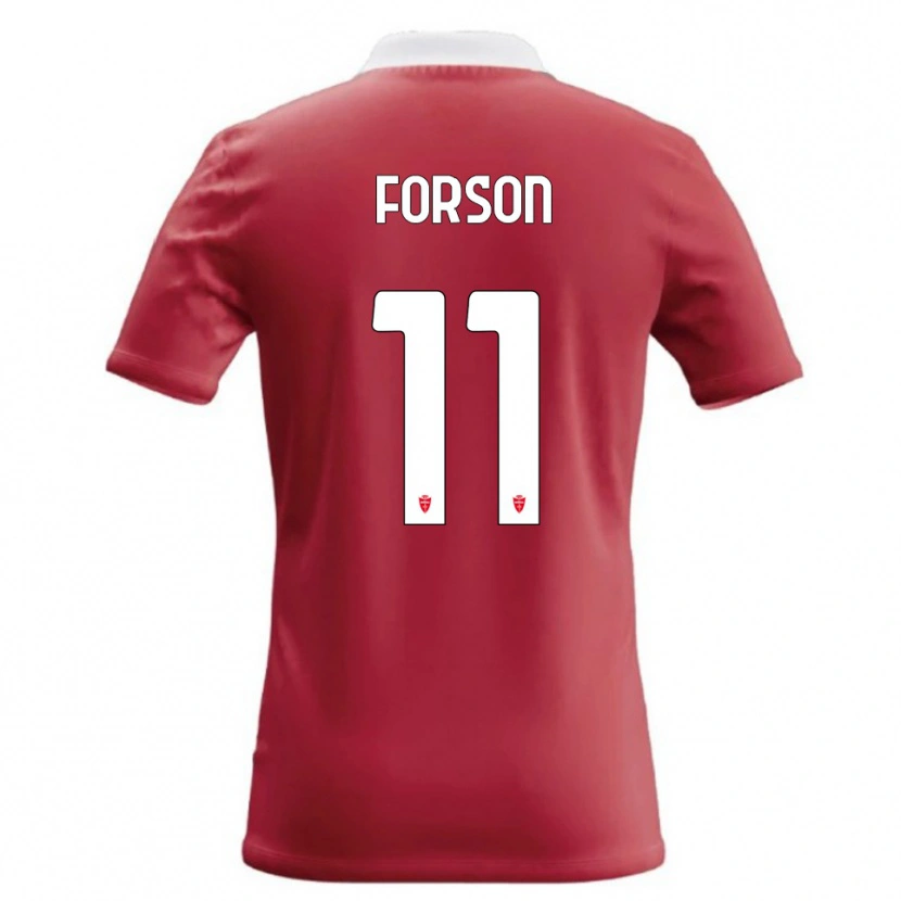 Danxen Kinder Omari Forson #11 Rot Weiß Heimtrikot Trikot 2026/27 T-Shirt