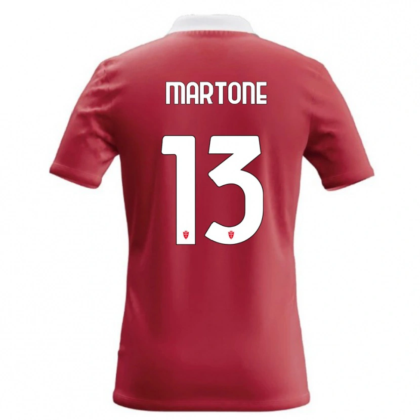 Danxen Kinder Giuseppe Martone #13 Rot Weiß Heimtrikot Trikot 2026/27 T-Shirt