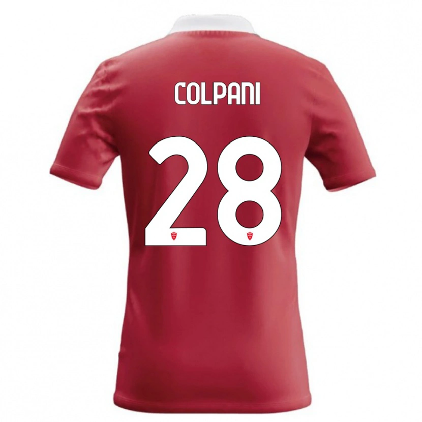 Danxen Kinder Andrea Colpani #28 Rot Weiß Heimtrikot Trikot 2026/27 T-Shirt
