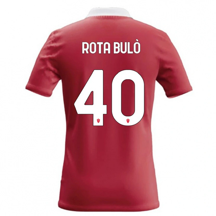 Danxen Kinder Pietro Rota Bulò #40 Rot Weiß Heimtrikot Trikot 2026/27 T-Shirt