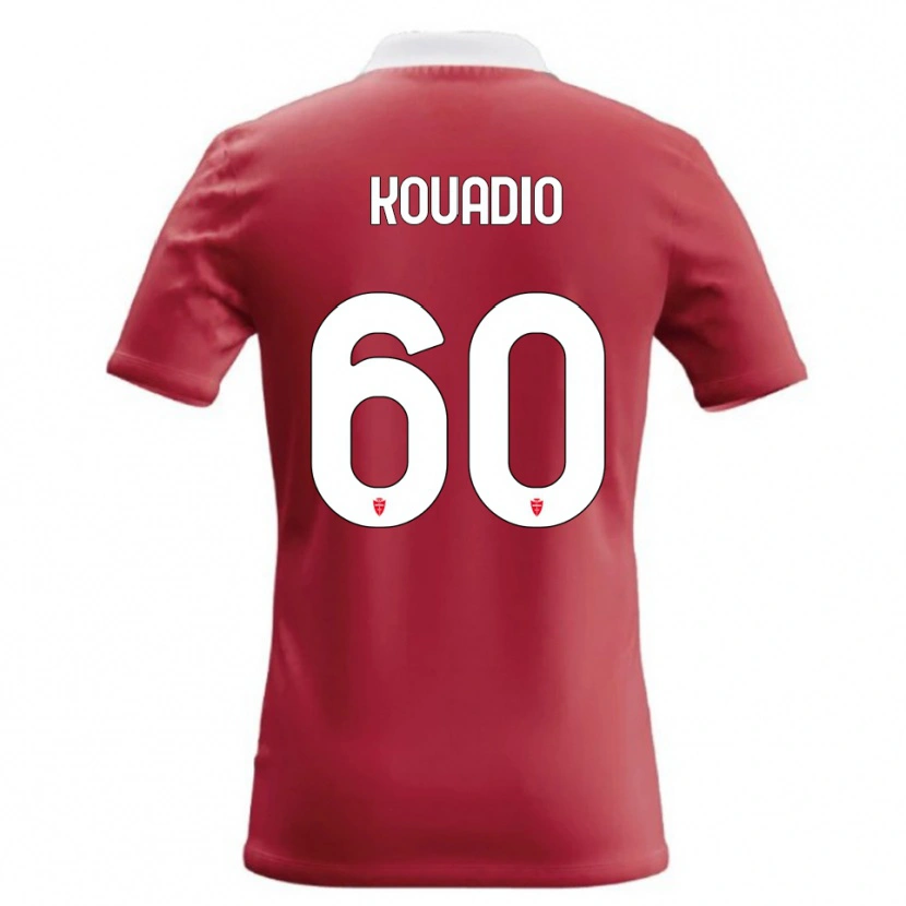 Danxen Kinder Eddy Kouadio #60 Rot Weiß Heimtrikot Trikot 2026/27 T-Shirt