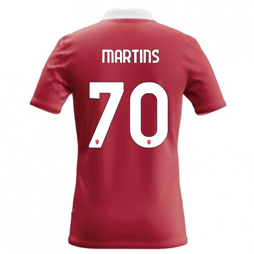Danxen Kinder Kevin Martins #70 Rot Weiß Heimtrikot Trikot 2026/27 T-Shirt