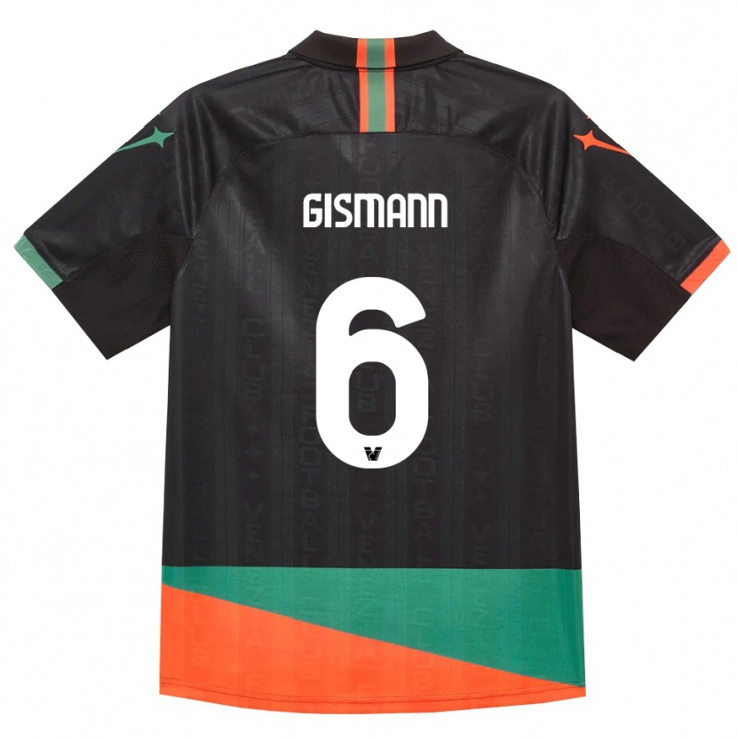 Danxen Kinder Lynn Gismann #6 Schwarz Orange Grün Heimtrikot Trikot 2026/27 T-Shirt