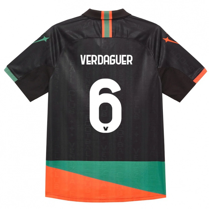 Danxen Kinder Judith Verdaguer #6 Schwarz Orange Grün Heimtrikot Trikot 2026/27 T-Shirt