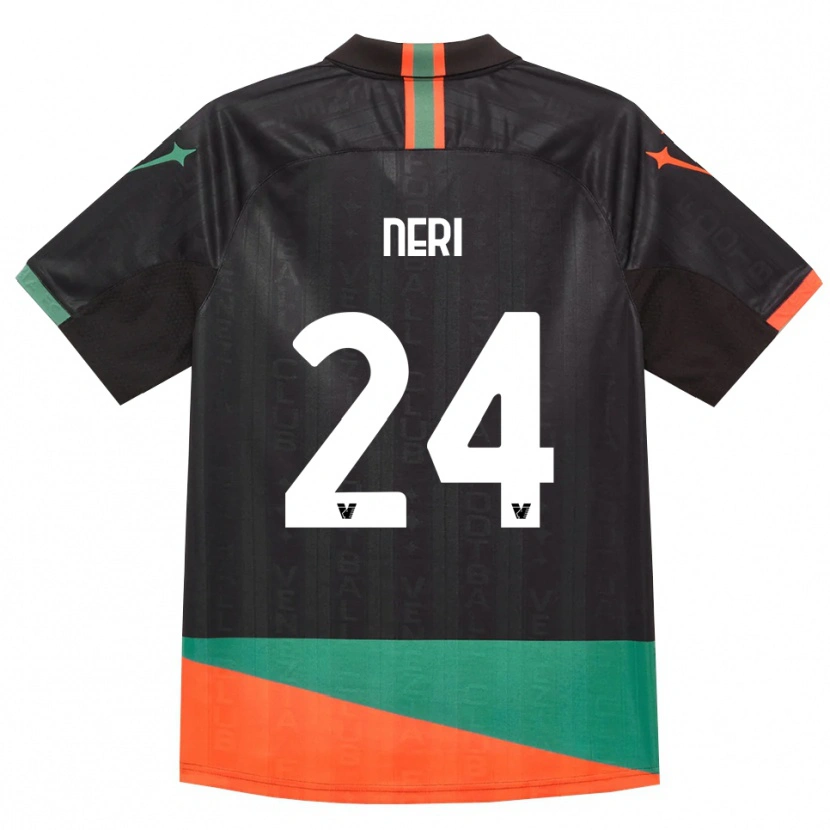 Danxen Kinder Filippo Neri #24 Schwarz Orange Grün Heimtrikot Trikot 2026/27 T-Shirt