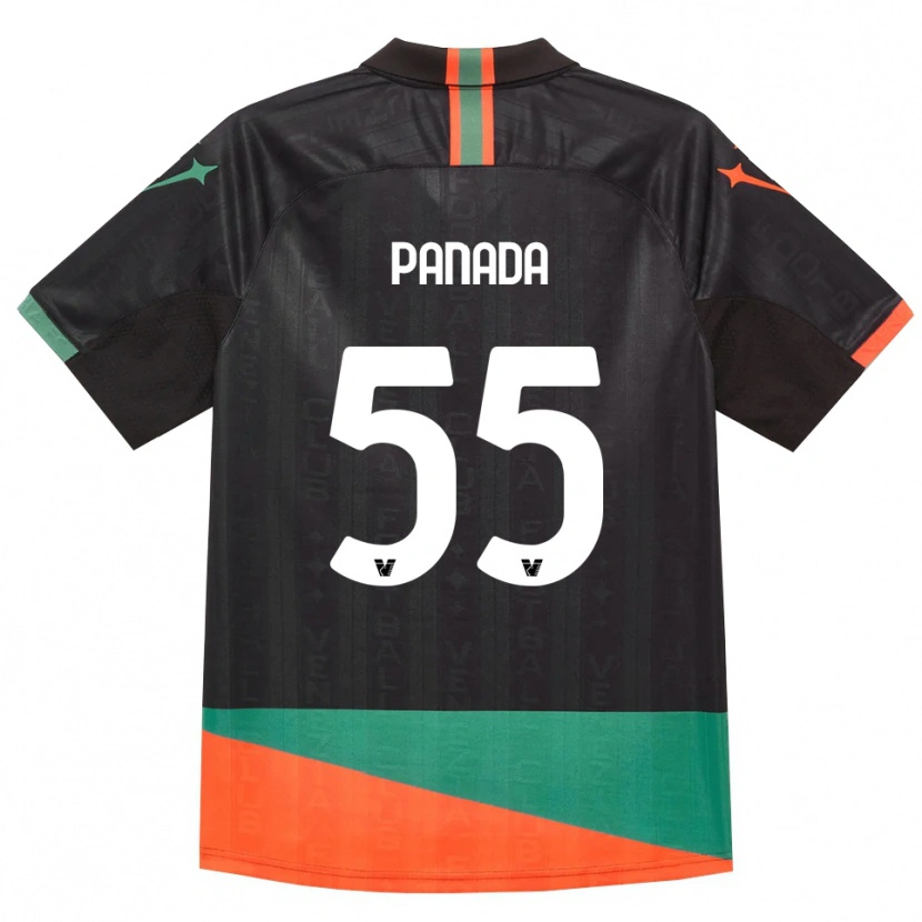 Danxen Kinder Simone Panada #55 Schwarz Orange Grün Heimtrikot Trikot 2026/27 T-Shirt