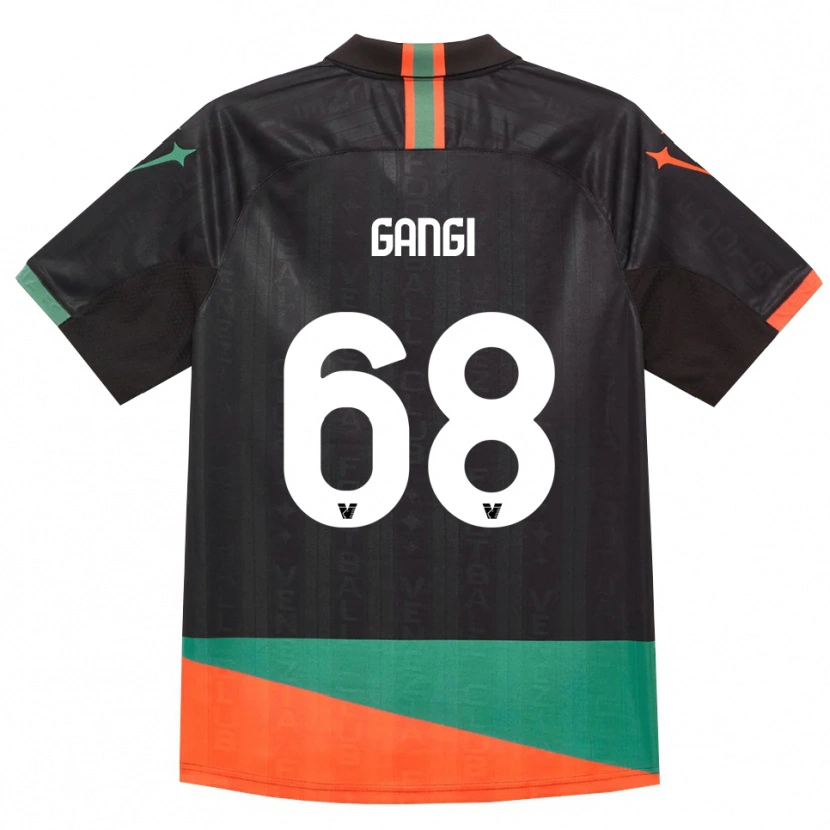 Danxen Kinder Chiara Gangi #68 Schwarz Orange Grün Heimtrikot Trikot 2026/27 T-Shirt