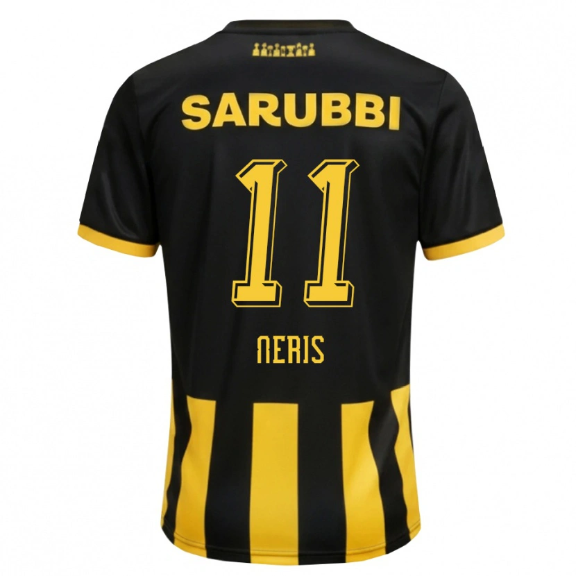 Danxen Kinder José Neris #11 Schwarz Gelb Heimtrikot Trikot 2026/27 T-Shirt