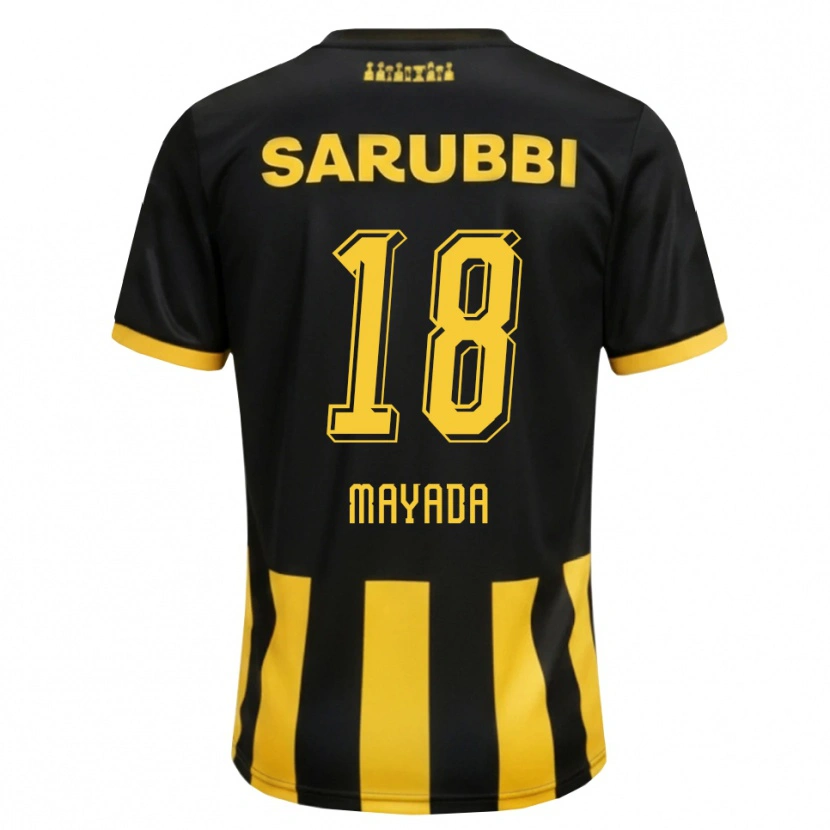Danxen Kinder Camilo Mayada #18 Schwarz Gelb Heimtrikot Trikot 2026/27 T-Shirt