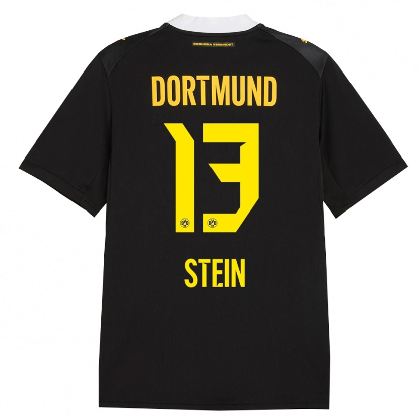 Danxen Kinder Daniel Stein #13 Schwarz Rot Gelb Auswärtstrikot Trikot 2026/27 T-Shirt
