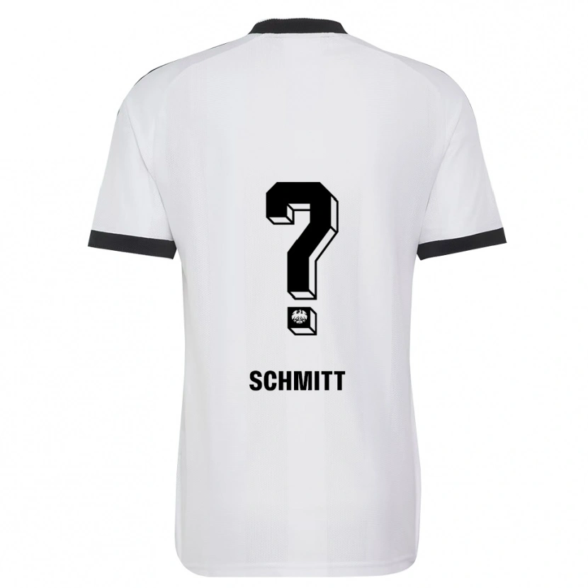 Danxen Kinder Jonathan Schmitt #0 Schwarz Weiß Auswärtstrikot Trikot 2026/27 T-Shirt