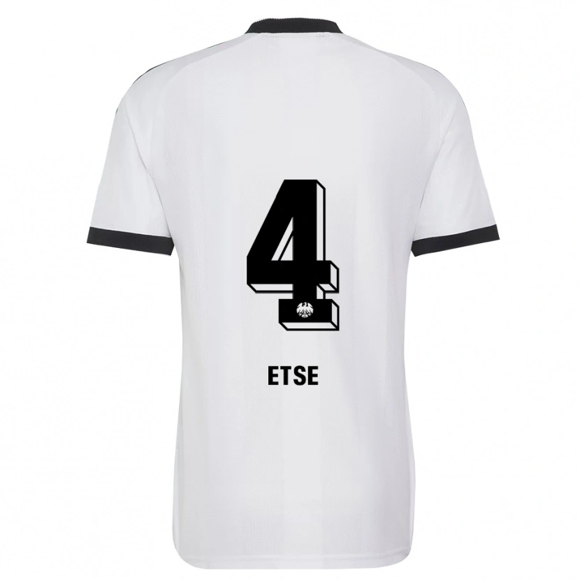 Danxen Kinder Julian Etse #4 Schwarz Weiß Auswärtstrikot Trikot 2026/27 T-Shirt