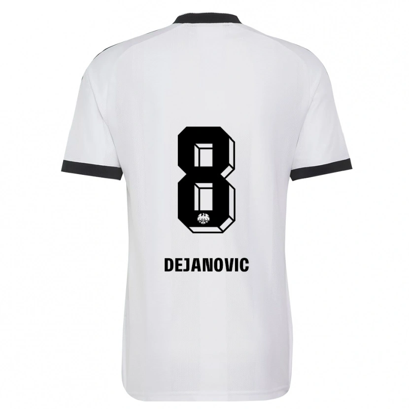 Danxen Kinder Daniel Dejanovic #8 Schwarz Weiß Auswärtstrikot Trikot 2026/27 T-Shirt