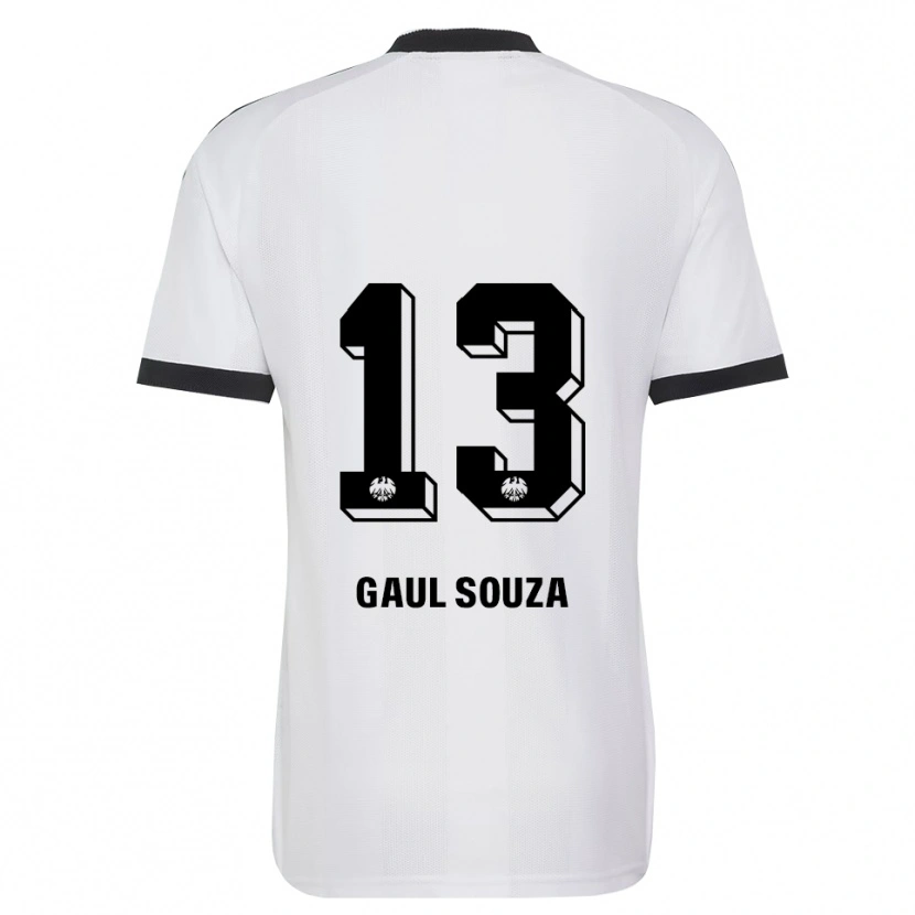 Danxen Kinder Alessandro Gaul Souza #13 Schwarz Weiß Auswärtstrikot Trikot 2026/27 T-Shirt