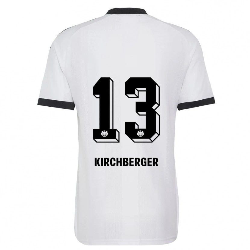 Danxen Kinder Virginia Kirchberger #13 Schwarz Weiß Auswärtstrikot Trikot 2026/27 T-Shirt