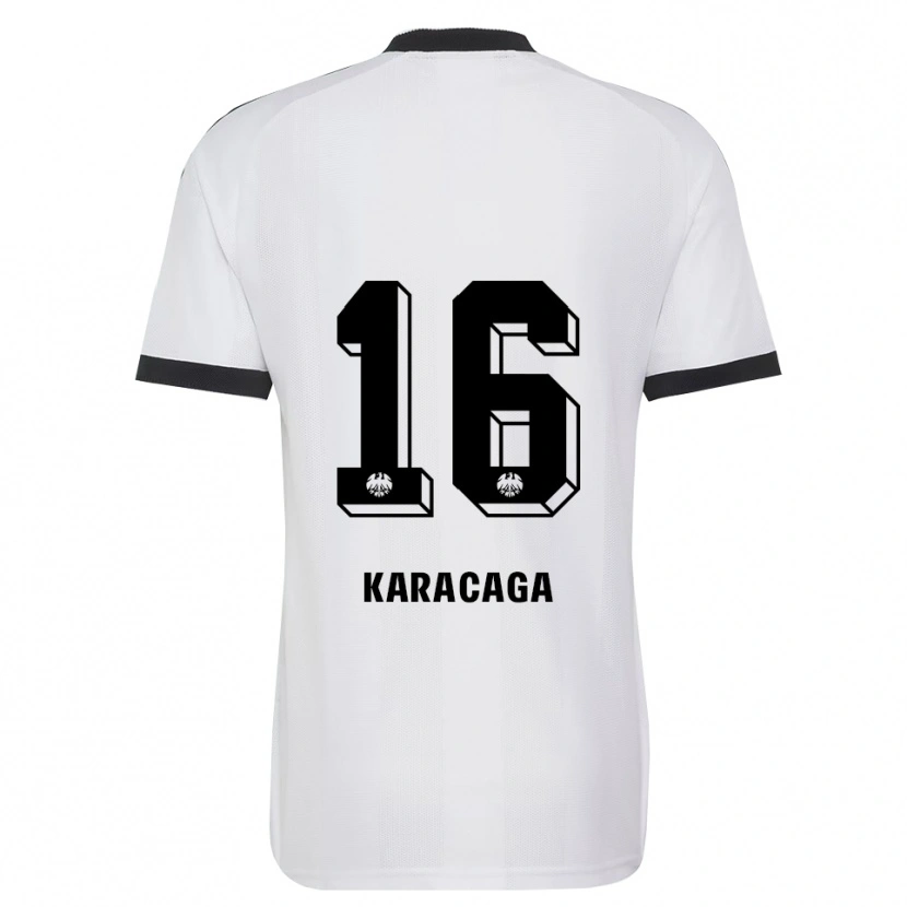Danxen Kinder Tom Karacaga #16 Schwarz Weiß Auswärtstrikot Trikot 2026/27 T-Shirt