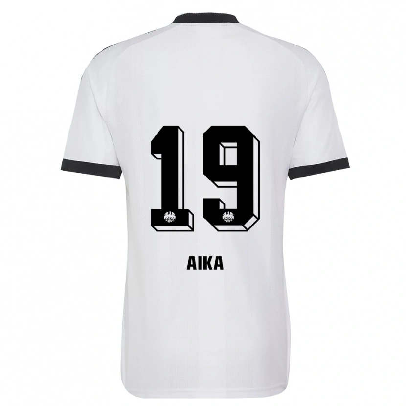 Danxen Kinder Israel Aika #19 Schwarz Weiß Auswärtstrikot Trikot 2026/27 T-Shirt