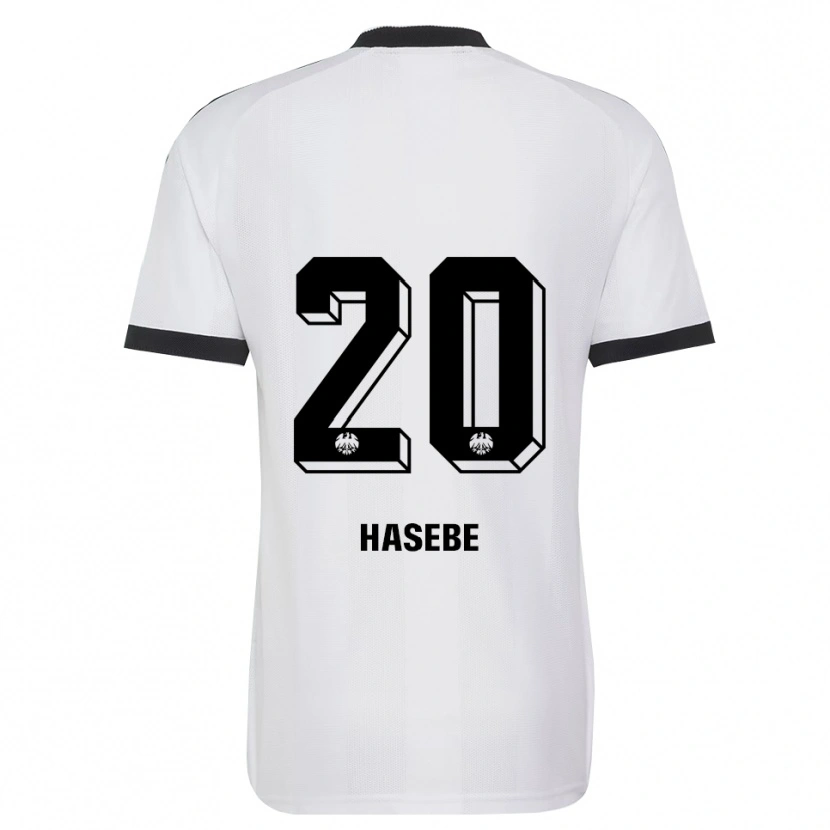 Danxen Kinder Makoto Hasebe #20 Schwarz Weiß Auswärtstrikot Trikot 2026/27 T-Shirt