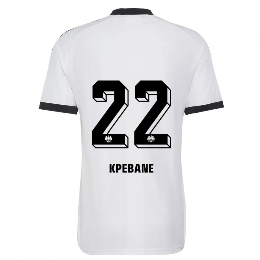 Danxen Kinder Tamiou Kpebane #22 Schwarz Weiß Auswärtstrikot Trikot 2026/27 T-Shirt