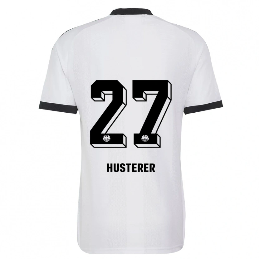 Danxen Kinder Lean Husterer #27 Schwarz Weiß Auswärtstrikot Trikot 2026/27 T-Shirt