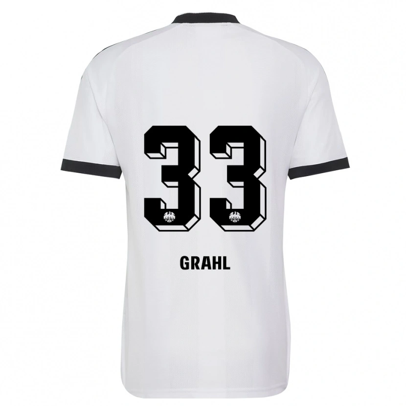 Danxen Kinder Jens Grahl #33 Schwarz Weiß Auswärtstrikot Trikot 2026/27 T-Shirt
