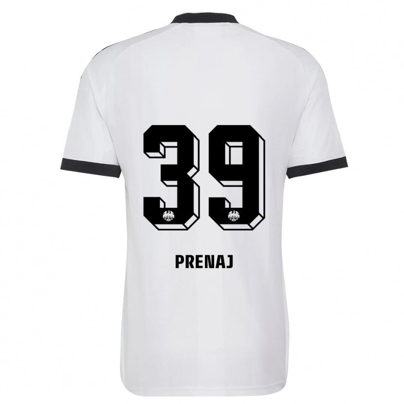 Danxen Kinder Christian Prenaj #39 Schwarz Weiß Auswärtstrikot Trikot 2026/27 T-Shirt