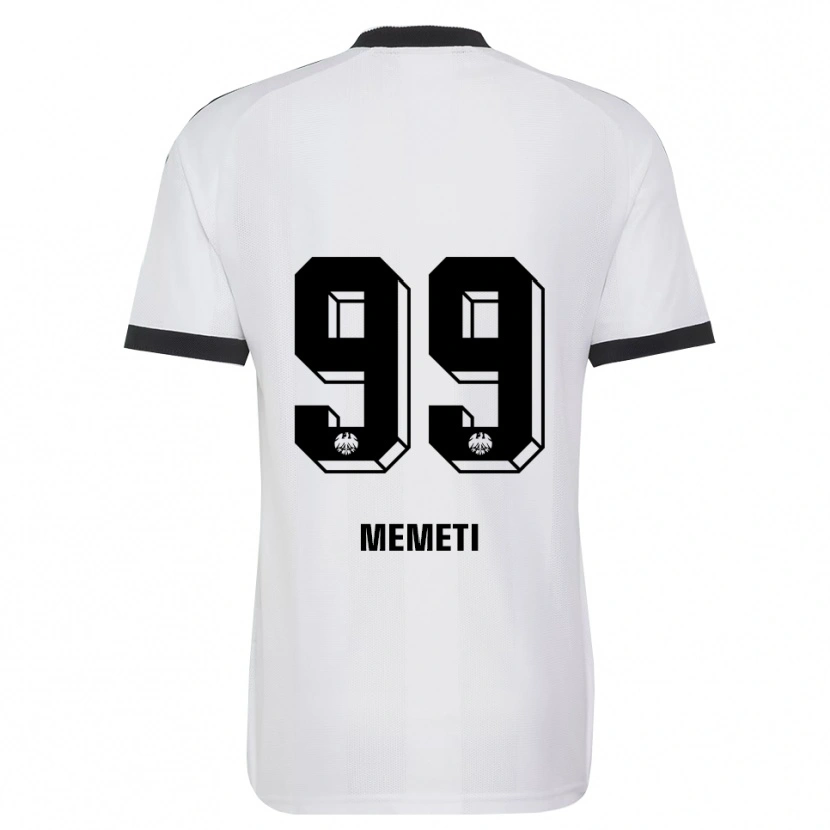 Danxen Kinder Ereleta Memeti #99 Schwarz Weiß Auswärtstrikot Trikot 2026/27 T-Shirt