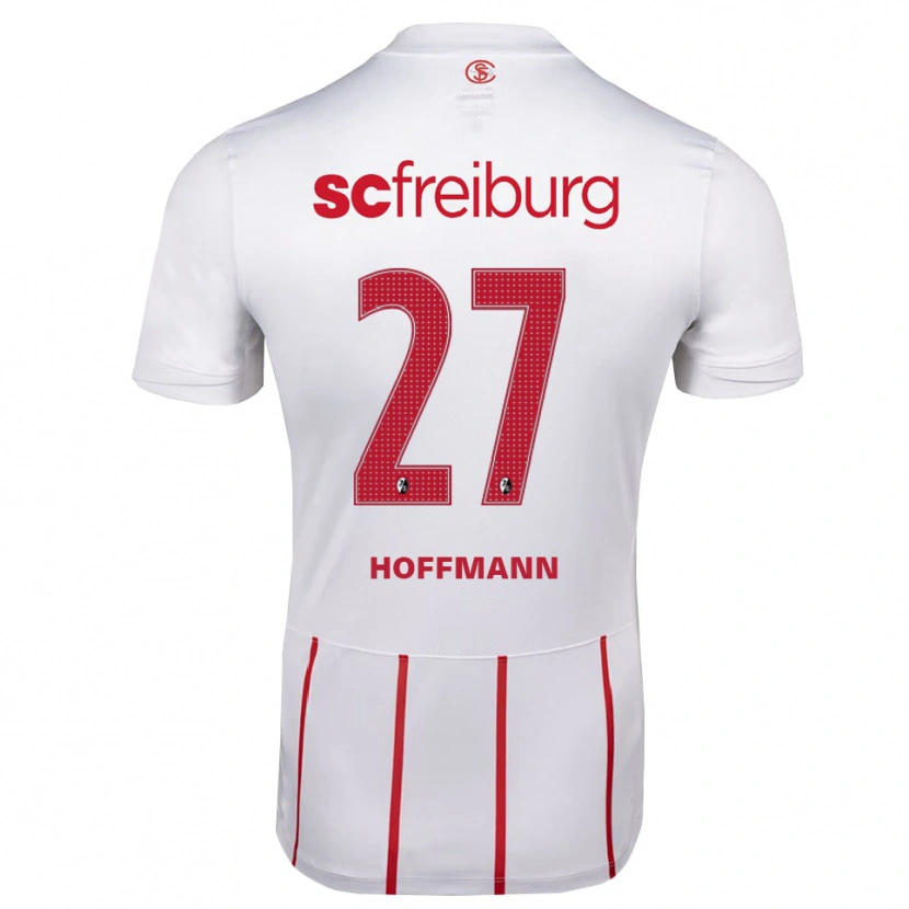 Danxen Kinder Giovanna Hoffmann #27 Weiß Rot Gelb Auswärtstrikot Trikot 2026/27 T-Shirt