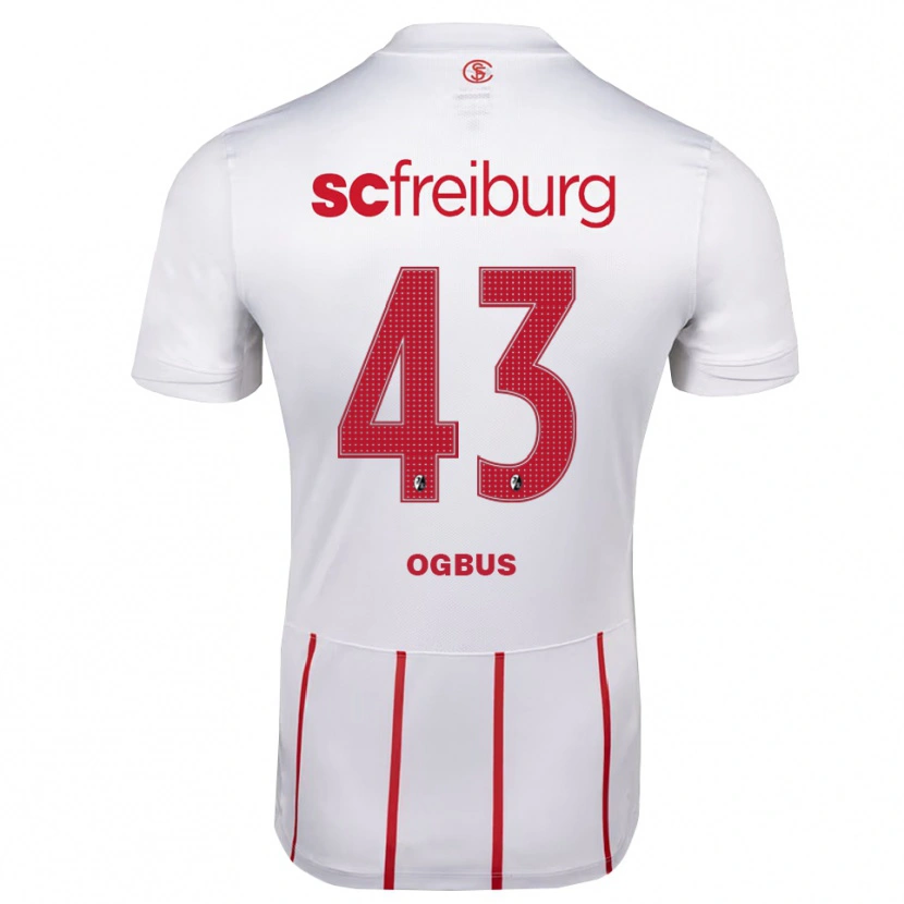 Danxen Kinder Bruno Ogbus #43 Weiß Rot Gelb Auswärtstrikot Trikot 2026/27 T-Shirt