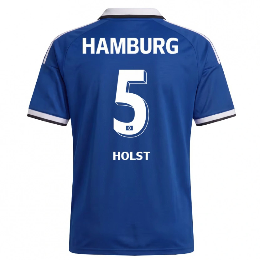 Danxen Kinder Evelyn Holst #5 Weiß Blau Auswärtstrikot Trikot 2026/27 T-Shirt