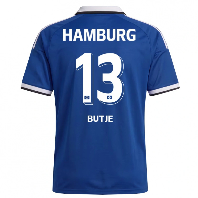 Danxen Kinder Sophie Bütje #13 Weiß Blau Auswärtstrikot Trikot 2026/27 T-Shirt