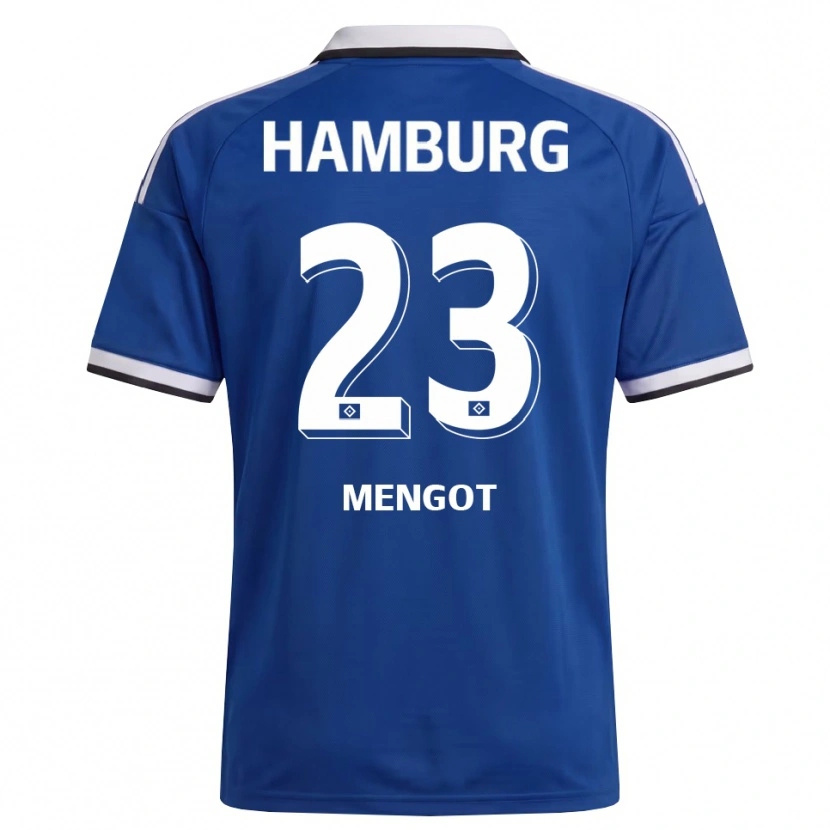 Danxen Kinder Ayukayoh Mengot #23 Weiß Blau Auswärtstrikot Trikot 2026/27 T-Shirt