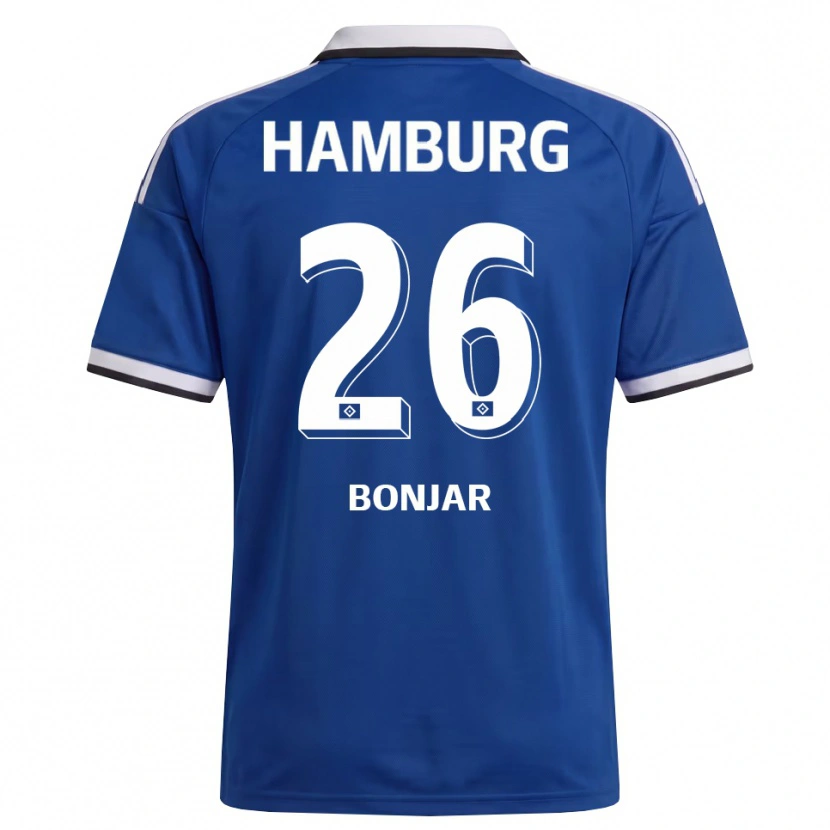 Danxen Kinder Amir Bonjar #26 Weiß Blau Auswärtstrikot Trikot 2026/27 T-Shirt