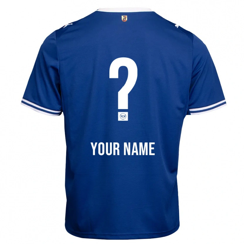 Danxen Kinder Ihren Namen #0 Königsblau Weiß Auswärtstrikot Trikot 2026/27 T-Shirt
