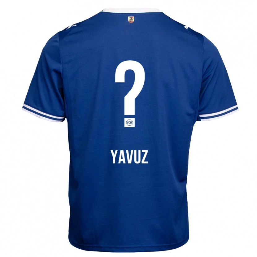 Danxen Kinder Abdullah Yavuz #0 Königsblau Weiß Auswärtstrikot Trikot 2026/27 T-Shirt